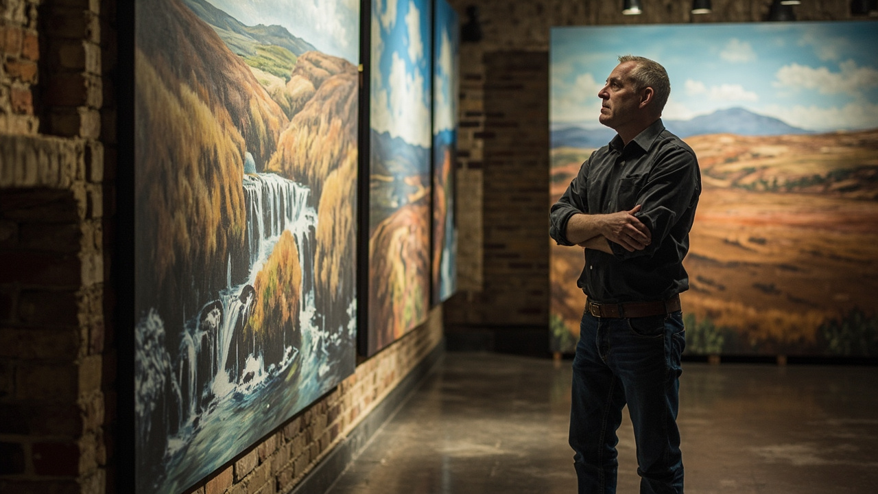 Hockney devotee says exhibiting feels like opening diary to strangers